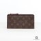 LV FELICIE GM BROWN MONOGRAM BERGUNDY CANVAS GHW
