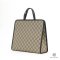 GUCCI KID'S TOTE MINI BROWM GG SUPREME MONOGRAM SHW