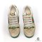 GUCCI SNEAKER 7 BROWN GREEN RED CALF