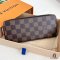 LV VICTORINE WALLET LONG BROWN PINK DAMIER CANVAS GHW