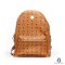 MCM BACKPACK MEDIUM YELLOW MONOGRAM CANVAS GHW