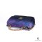 CHANEL FLAP 19 30 PURPLE BLACK TWEED SGHW