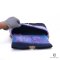 CHANEL FLAP 19 30 PURPLE BLACK TWEED SGHW