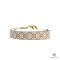 GUCCI BELT 2 CM 85 BROWN GG SUPREME MONOGRAM GHW