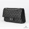 CHANEL REISSUE 9.5 BLACK CALF RHW
