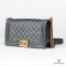 CHANEL BOY 10 IN METALIC CALFSKIN GHW