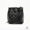 CHANEL BUCKET 6 BLACK LAMB GHW