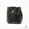 CHANEL BUCKET 6 BLACK LAMB GHW