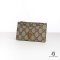 BALENCIAGA X GUCCI CARD HOLDER SHORT BROWN GHW