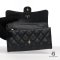 CHANEL LONG WALLET CLASSIC BLACK CAVIAR GHW