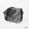 DIOR SADDLE POUCH Beige and Black Dior Oblique Jacquard