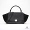 CELINE TRAPEZE SMALL BLACK CALF SHW