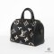 LV SPEEDY BAND 25 BLACK GIANT MONOGRAM CALF GHW