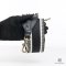 DIOR LADY MY ABC MINI BLACK CREAM NATURAL WICKER GHW