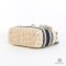 DIOR LADY MY ABC MINI BLACK CREAM NATURAL WICKER GHW