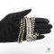 DIOR LADY MY ABC MINI GREY LAMB GHW