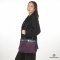 HERMES HERBAG PURPLE/BLACK