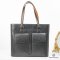 LOUIS VUITTON TOTE LEATHER EMBOSSED BLACK