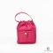PRADA BUCKET 17 PINK NYLON GHW