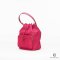 PRADA BUCKET 17 PINK NYLON GHW