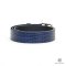 BALENCIAGA BELT 95 BLUE BLACK EMBOSSED SHW