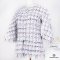CHANEL JACKET TWEED WHITE/BLUE/BURGANDY SIZE 34