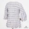 CHANEL JACKET TWEED WHITE/BLUE/BURGANDY SIZE 34