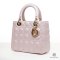 DIOR LADY MY ABC MEDIUM PINK LAMB GHW