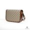 GUCCI HORSEBIT 1955 MEDIUM BROWN GG MONOGRAM GHW