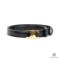 CELINE BELT 80 BLACK CALF GHW