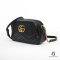 GUCCI MARMONT CAMERA 24 BLACK CALF GHW