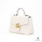 GUCCI MARMONT TOP HANDLE SMALL WHITE CALF GHW