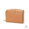 YSL ENVELOPE MEDIUM BROWN CHEVRON GHW