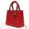 DIOR LADY MEDIUM RED CALF SHW