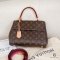 LV CLUNY BROWN MONOGRAM PINK MONOGRAM CANVAS GHW