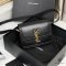 YSL SOLFERINO SALL BLACK CALF GHW
