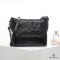 CHANEL GABRIELLE MEDIUM BLACK LAMB SGHW
