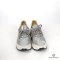 HERMES SNEAKERS 38 METALLIC SILVER CALF
