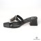 ROGER VIVIER CLOGS SHOES 39 BLACK CALF SHW