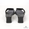 ROGER VIVIER CLOGS SHOES 39 BLACK CALF SHW