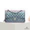  CHANEL CLASSIC 10_ PURPLE METALIC CAVIAR SHW