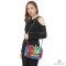  CHANEL FLAP 19 26 BLACK GRAFFITI NEON NYLON SGHW
