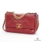 CHANEL FLAP 19 26 RED LAMB SGHW