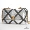  CHANEL FLAP 19 26 SILVER METALLIC LIMITEAD BLACK LAMB SGHW