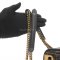 FENDI BAGUETTE 22 BROWN FF MONOGARM JACQUARD GHW