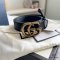 GUCCI BELT 3 CM 80 BLACK CALF GHW