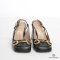  GUCCI HORSEBIT MULES 37 BLACK BEIGE CALF GHW