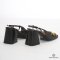  GUCCI HORSEBIT MULES 37 BLACK BEIGE CALF GHW