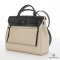 HERMES HERBAG 31 BEIGE BLACK CANVAS
