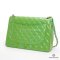 CHANEL CLASSIC 13_ GREEN PATENT LEATHER SHW